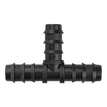 Соединитель для капельной трубки тройник 16 мм 5/8 MasterProf пластиковый (ДС.060095) тройник для садовых шлангов 1 2 латунь