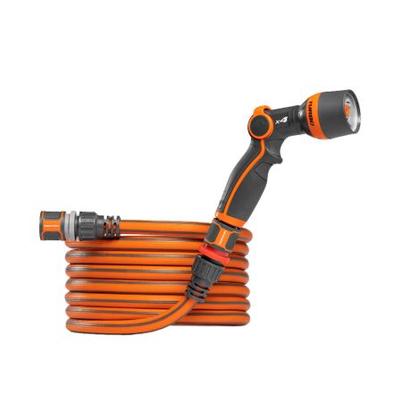 Шланг поливочный 1/2 15 м двухслойный Daewoo Aquazoom растягивающийся с коннектором и распылителем 4 режима (DWH 6102) кожаный двухслойный органайзер для украшений