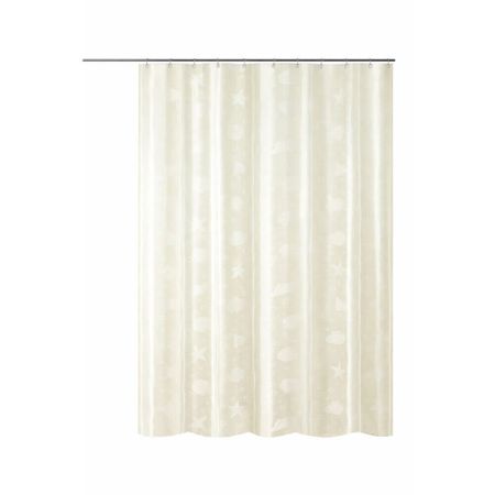 Штора для ванны Primanova Shells 1800х2000 мм PEVA белая (DR-60078) белая водонепроницаемая душевая штора из полиэстера cortinas
