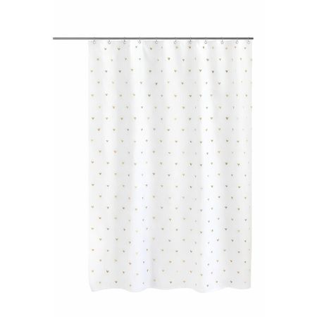 Штора для ванны Primanova Lovely 1800х2000 мм полиэстер белая (DR-60071)