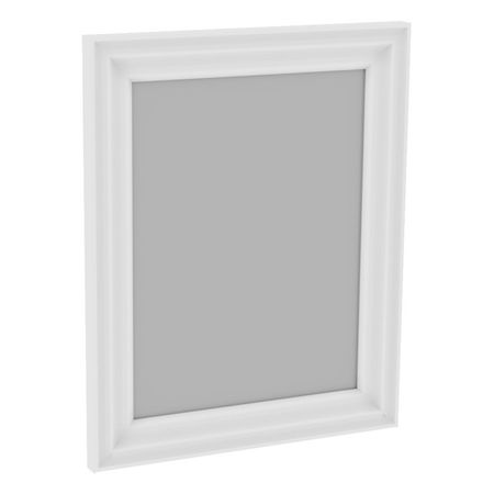 зеркало навесное в раме Кантри 400х24х500мм белый сосна полка навесная кантри 1430х218х285мм сосна