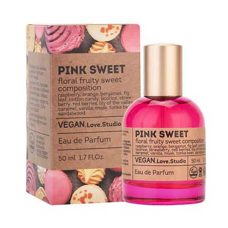 Парфюмерная вода VEGAN.LOVE.STUDIO Парфюмерная вода женская Vegan Love Studio Pink Sweet парфюмерная carner barcelona sweet william