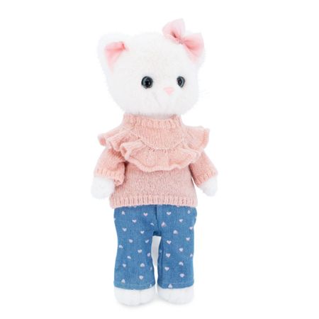 Мягкая игрушка Orange toys Lucky Sophie: Джинсовые сердечки