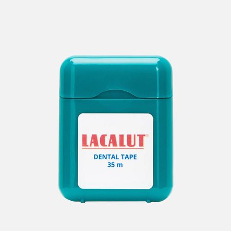 Нить зубная  Lacalut Dental tape 35 м нить зубная president classic свежая мята вощеная флосс 50м