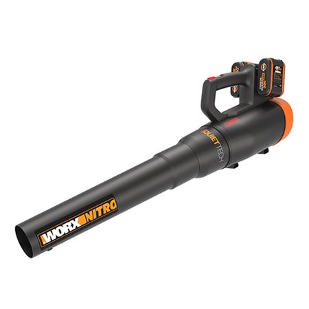 Воздуходувка аккумуляторная бесщеточная  Worx WG581E, 40В, 4 Ач х2, двойное ЗУ 2x1A.