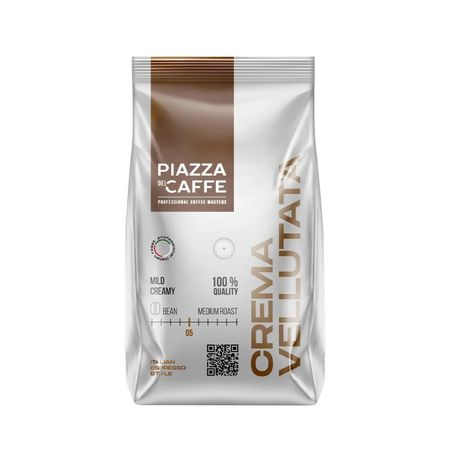 Кофе зерновой Piazza del Caffe крема велютата 900 г