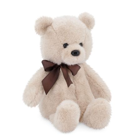 Мягкая игрушка Orange toys Тёпа бежевый с шоколадным бантом 33 см.