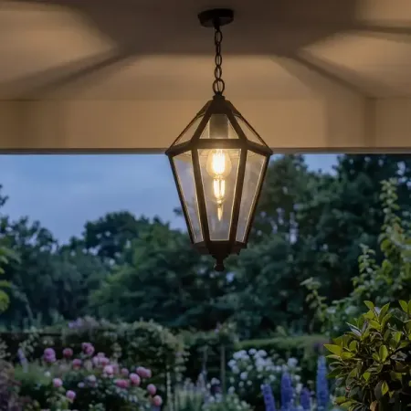 Светильник уличный потолочный KREAFORTA Radley 60 Вт IP44 цвет черный jetting 6w 8 функциональный selv адаптер для led ламп ip44