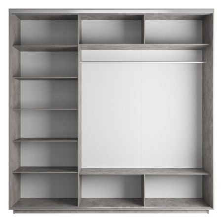 корпус шкафа-купе Экспресс 1800х2200х600 Бетон/ЛДСП корпус шкафа купе экспресс 2 1600х2200х600мм бетон лдсп