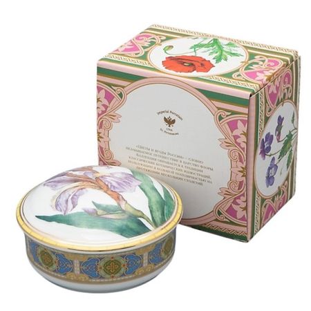 Шкатулка ИМПЕРАТОРСКИЙ ФАРФОРОВЫЙ ЗАВОД Туалетная коробочка 