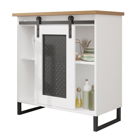 кофе-бар Парма 33 800х430х850мм белый/дуб каселла ЛДСП/металл пуф парма 8 390х330х330 мм lilac лиловый