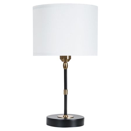 лампа настольная декоративная ARTE LAMP Джейми E27 40Вт металл черный лампа настольная эра e27 40вт белая