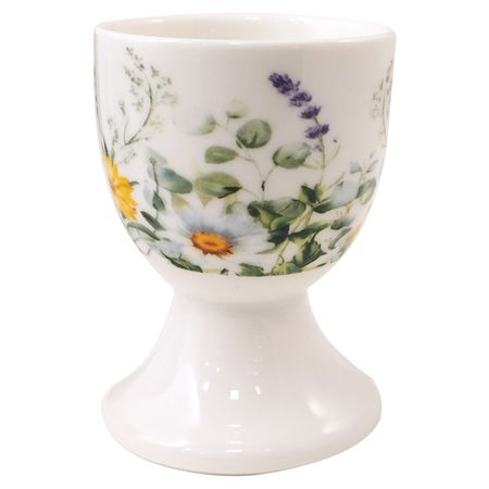 подставка для яйца SHENZHEN Цветы 5,5х5,5х6,5см фарфор мини пластиковые яйца динозавров 5 шт