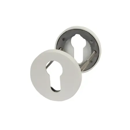 Накладка на замочную скважину KREAFORTA цвет белый 2 шт. серая накладка на зеркало заднего вида для audi q3 rsq3 2012 2018 8u0857593 8u0 857 593