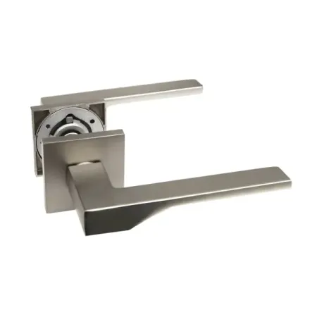 Дверная ручка на розетке KREAFORTA Мюлен без запирания цвет никель встраиваемая дверная ручка золотая цинковый сплав