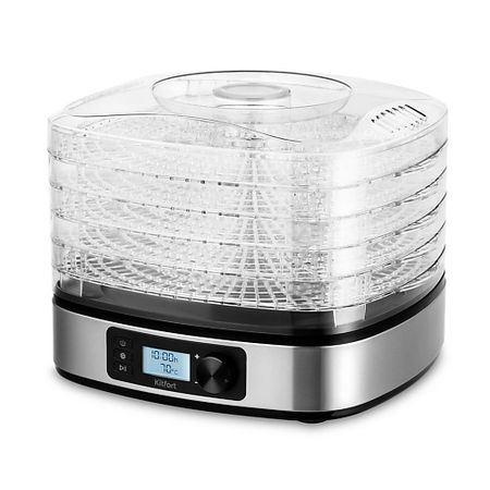 Сушилка для овощей KITFORT Сушилка для овощей и фруктов КТ-1943 4 шт пластиковые круглые кастрюли oloey для выращивания фруктов и овощей