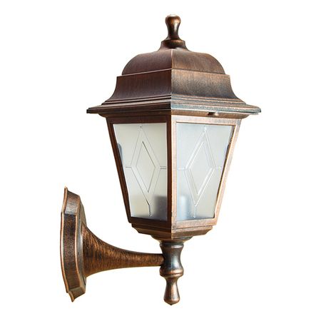 светильник уличный настенный UNIEL Классик 60Вт E27 IP44 медный медный резной ок хабаки для катаны