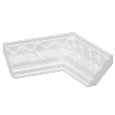 элемент угловой Формат Konigdeco 03 KDU, пенополистирол, белый, 4 шт. пенополистирол ппс 15у 1000х600х30мм