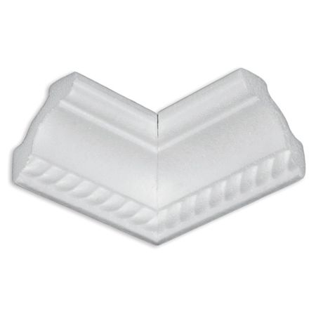 элемент угловой Формат Konigdeco 04 KDU, пенополистирол, белый пенополистирол ппс 15у 1000х600х30мм