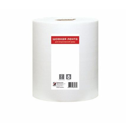 Лента шовная для искусственной травы Homa ДС белая 100 м белая односторонняя тканевая лента высокой вязкости 20 м прочная клейкая ветрозащитная утолщенная клейкая ремонтная износостойкая лента