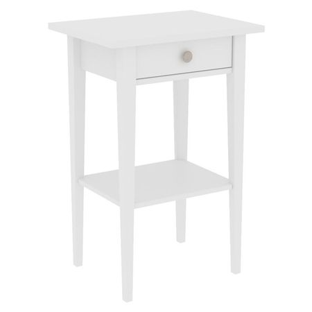 тумба прикроватная Кантри 460х350х700мм белый сосна полка навесная кантри 1430х218х285мм сосна