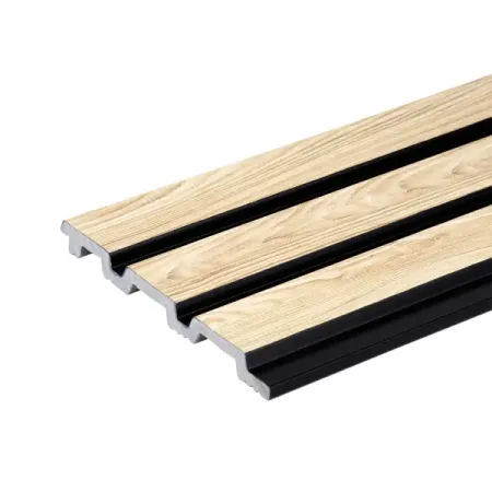 Реечная панель ПВХ дуб светлый 2700x120x10 мм