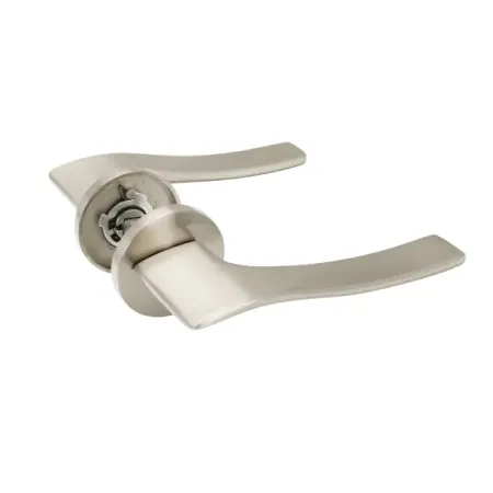 Дверная ручка на розетке Edson EDS-23-R2 без запирания цвет никель ручка дверная rucetti 02 никель сатиновый