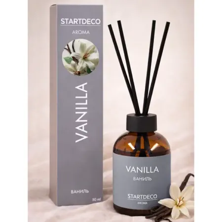 Диффузор Startdeco Vanilla S311111 50 мл для volkswagen vw passat magotan b7 wagon alltrack автомобильный задний оконный боковой спойлер диффузор сплиттеры крышка 2011 2015 глянцевый