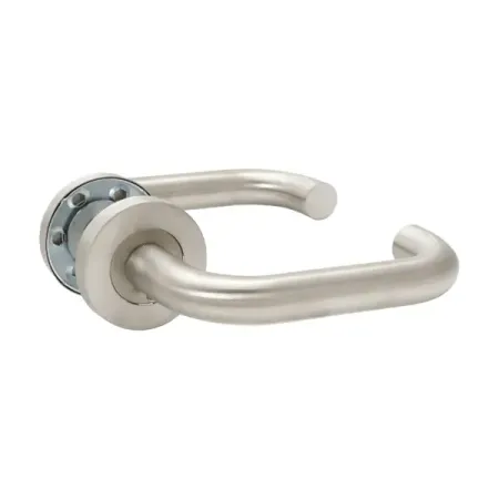 Дверная ручка на розетке Edson EDS-17-R0 без запирания цвет никель ручка дверная rucetti 02 никель сатиновый