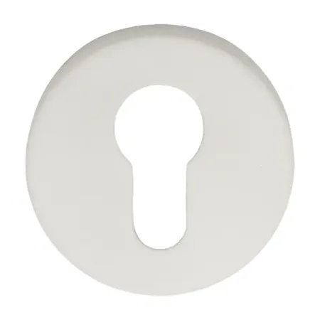 Накладка на замочную скважину Edson EDS-SC-R0 54 мм цвет белый круглая накладка на замочную скважину зажигания кольцевая рамка подходит для mercedes benz glk x204 cls w204 w212 2012 2013 2014 серебристая нержавеющая