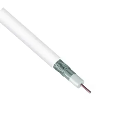 Кабель телевизионный Electraline RG 6 77 Ом 25 м bevotop bt1197 rg223 коаксиальный кабель bnc bnc 50 ом