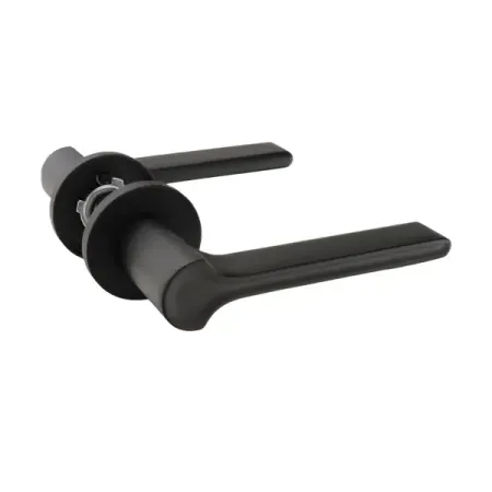 Дверная ручка на розетке Edson EDS-42-R2 без запирания цвет черный