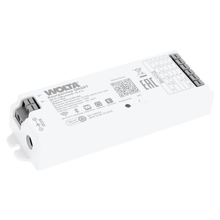 Контроллер умный для светодиодной ленты Wolta 12/24 В IP20 (WLC-C/05-15A) rgb контроллер teopek magic home wifi 12 24в