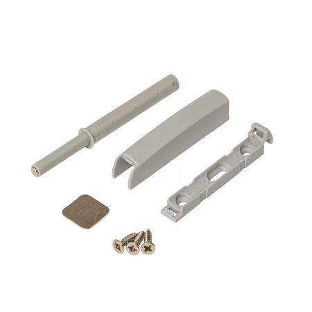 Толкатель мебельный для шкафа Push-to-Open Smartline с магнитом пластик белый (FRM0094/2.07PT) ные торсионные пружины для дверных ручек 5 шт