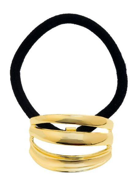 Shinewell Резинка для волос с тройным металлическим украшением