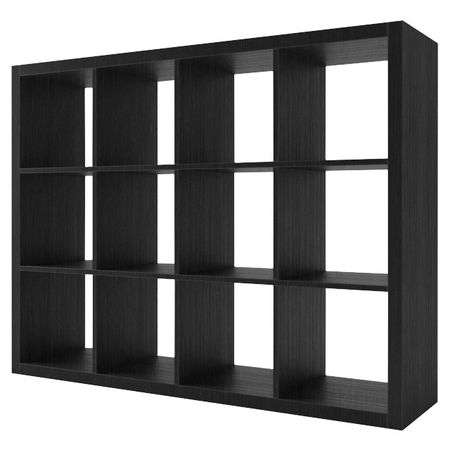 стеллаж PIANO 4x3 1444x1098x280мм черный тамбурат