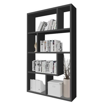 стеллаж EGGE 1300х2100х280мм черный тамбурат