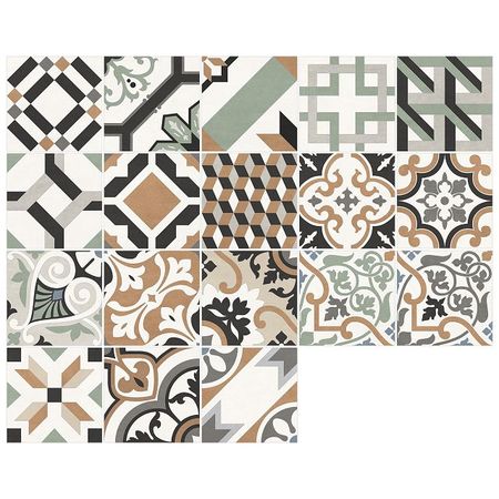 керамогранит NEW TREND Design Mix 1 20х20 матовый