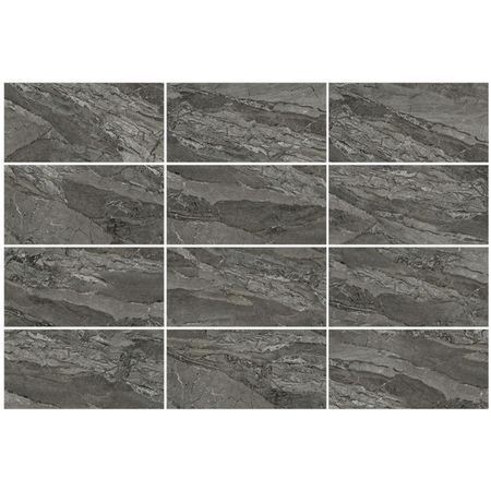 керамогранит LCM Mineral Graphite 60х120 темно-серый полированный