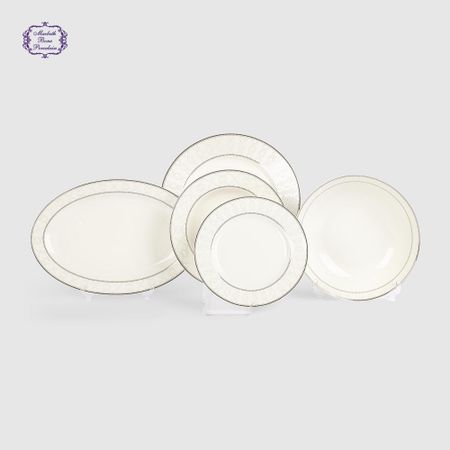 Набор столовый Macbeth bone porcelain Cord, 20 предметов, 6 персон nubecom трафареты для росписи бабочек