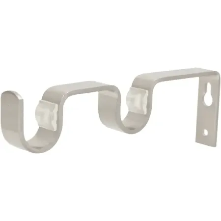 Держатель для двухрядной штанги металл цвет хром 15.5 см магнитные подхваты для штор с жемчужной пряжкой домашний декор зажимы для штор веревочные ремни держатель аксессуар для обработки окон