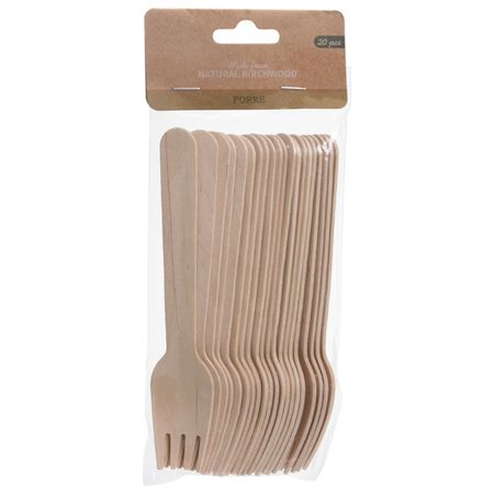 набор вилок KOOPMAN 20шт дерево вилок koopman 20шт дерево