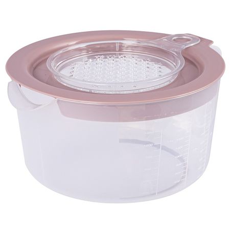 емкость для миксера ПОЛИМЕРБЫТ Хозяюшка 2,4л 21х17х14см с крышкой пластик