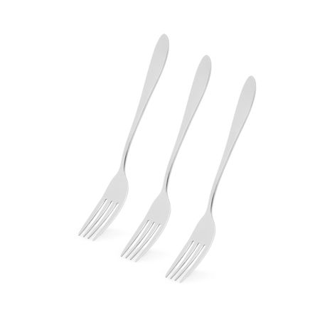 Набор из 3 столовых вилок Fissman floy нержавеющая сталь, 20 см
