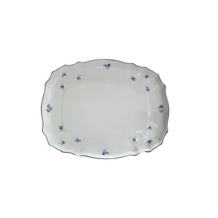 Поднос квадратный Bernadotte синие мелкие цветы 40 см
