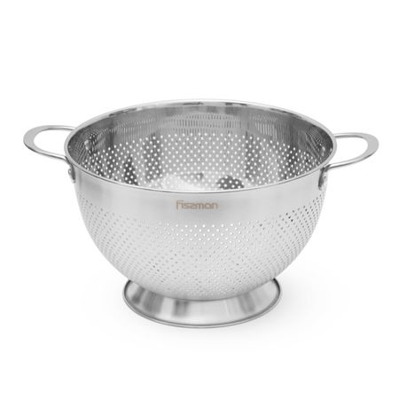 Дуршлаг Fissman нержавеющая сталь, 25 см дуршлаг follow me 4 6 л