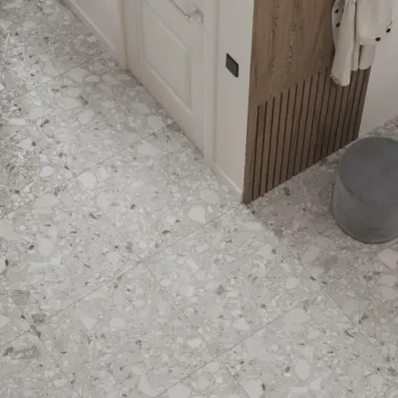 Глазурованный керамогранит LB Ceramics Набережная 60x60 см 1.8 м² матовый цвет бежево-серый керамическая фигурка золотая жаба jingde ceramics