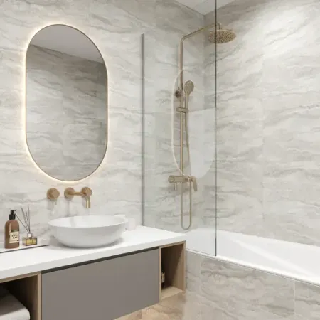 Глазурованный керамогранит LB Ceramics Круча 19.9x60.3 см 0.96 м² матовый цвет серый керамическая фигурка золотая жаба jingde ceramics