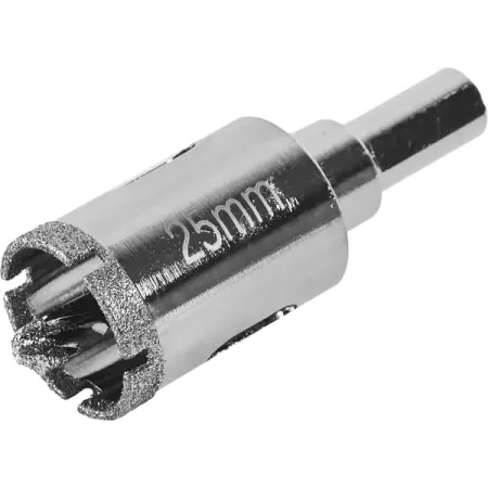 Коронка по керамограниту 3965 25 мм сверла king алмазные коронки для мрамора плитки