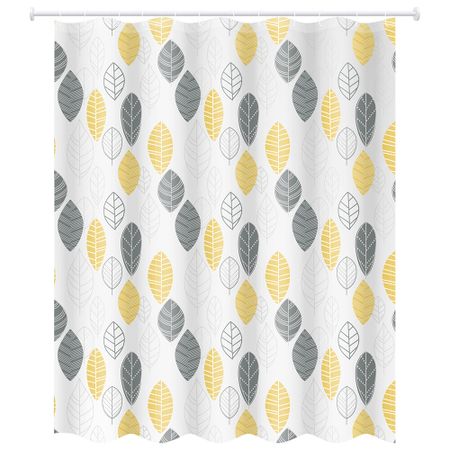 Штора для ванны Master House Форест 1800х2000 мм PEVA белая/желтая/черная (75222) белая водонепроницаемая душевая штора из полиэстера cortinas